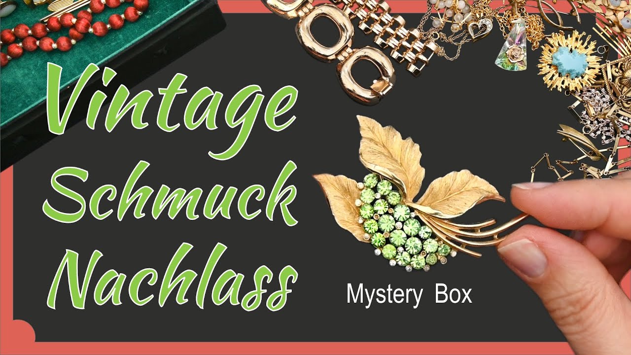 Zuschauer Favorit: Mystery Vintage Schmuck aus Nachlass von einer Zuschauerin erhalten