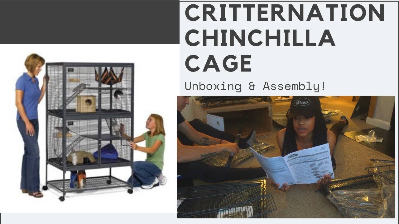 Critter Nation Chinchilla Cage Unboxing&Building
