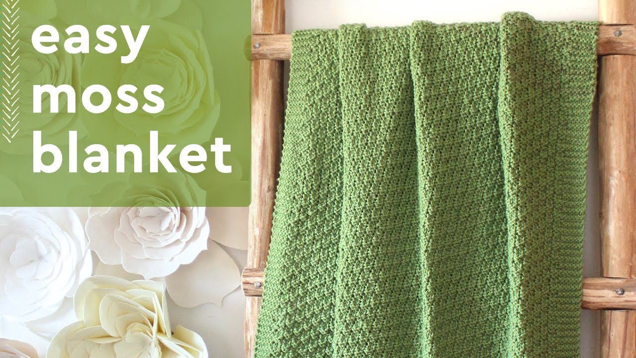 Moss Landing Blanket: Easy Knitting Pattern for Beginners
