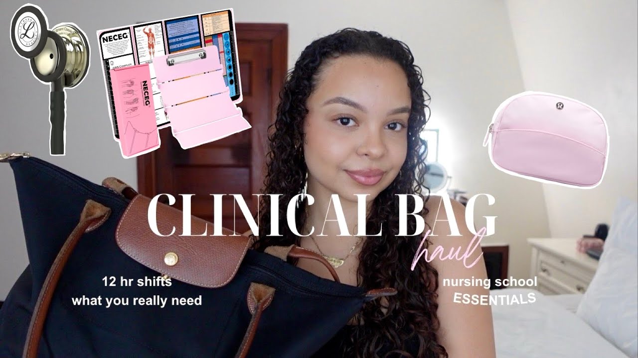 WHATS IN MY CLINICAL BAG ♡ nursing school essentials haul