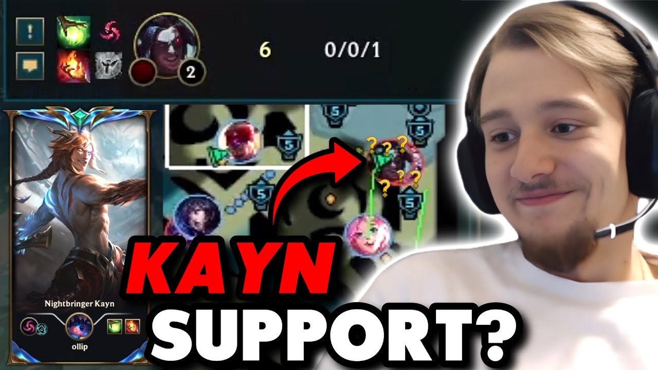 NattyNatt plays vs an INVADING Kayn support in CHALLENGER