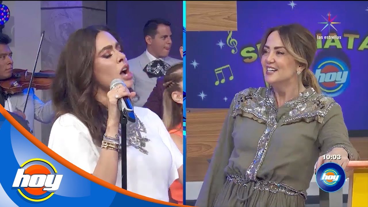 Andrea Legarreta disfruta de serenatas en su honor | Hoy