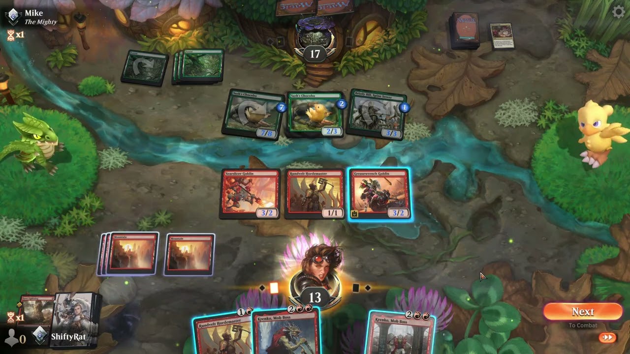MTG Arena - Mono Red Goblin vs. Landfall