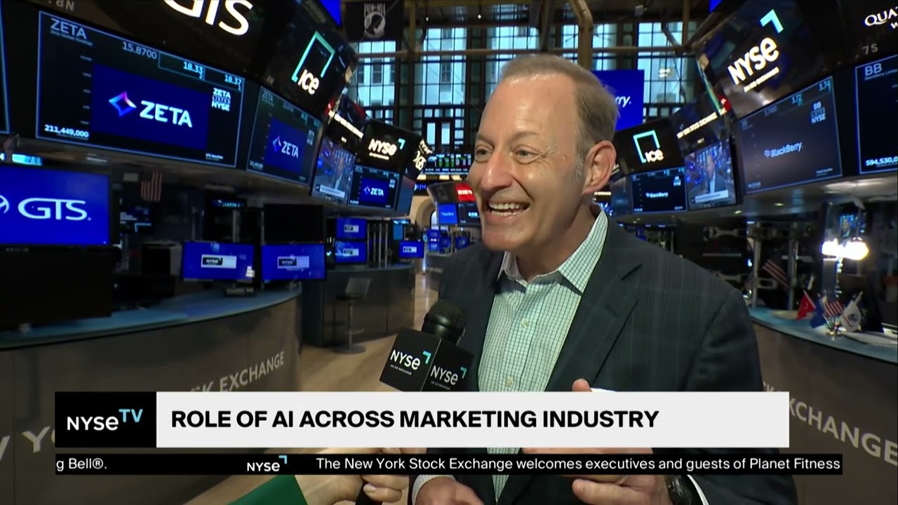 David Steinberg, Co founder and CEO of Zeta Global Joins Live on NYSE TV