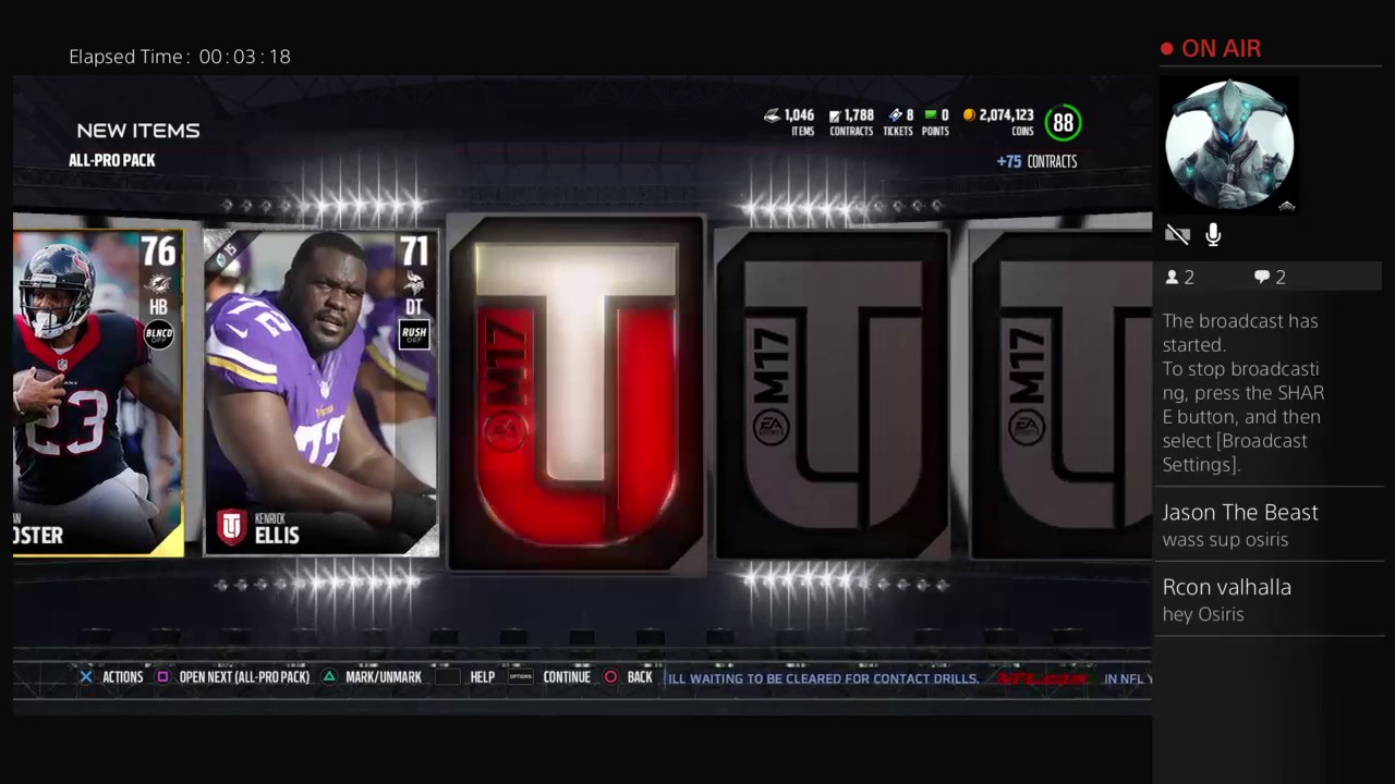 Objective packs