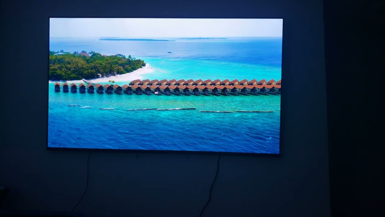 Sony A90j oled tv picture test