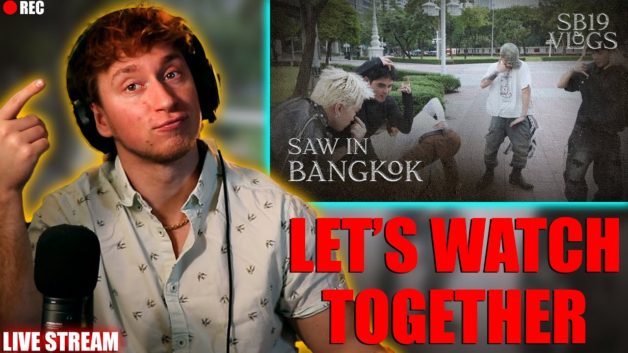 [SB19 VLOGS] SAW-adee krap Bangkok! |Richards Infinity Reaction Live Stream