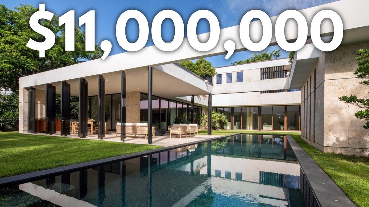 INSIDE AN $11,000,000 LUXURY MIAMI HOME WITH OVER 900 PLANTS & DEEP SEA CORAL WALLS