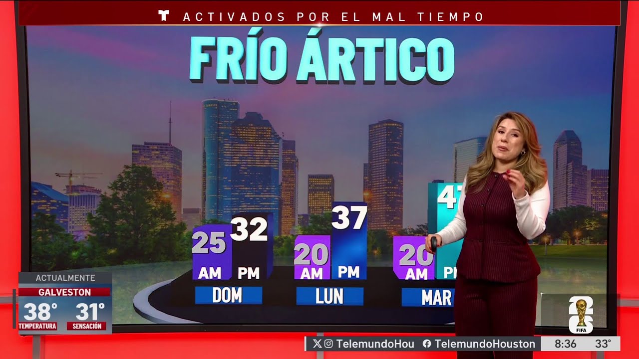 Reportan hielo en autopistas del Condado Harris