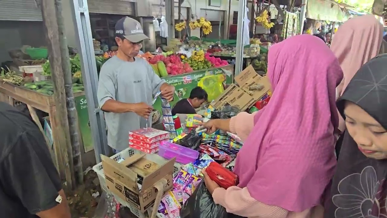 5AM morning market Kuta,Lombok,Indonesia (8 feb 2026)