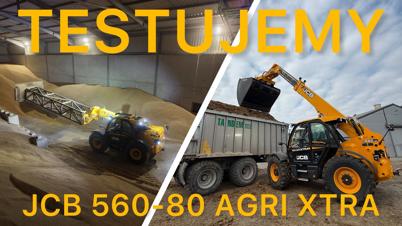 TESTY JCB 560-80 AGRI XTRA - ZACZYNAMY PRZYGOTOWANIA POD KUKURYDZĘ - @agrosznajderwkp 
