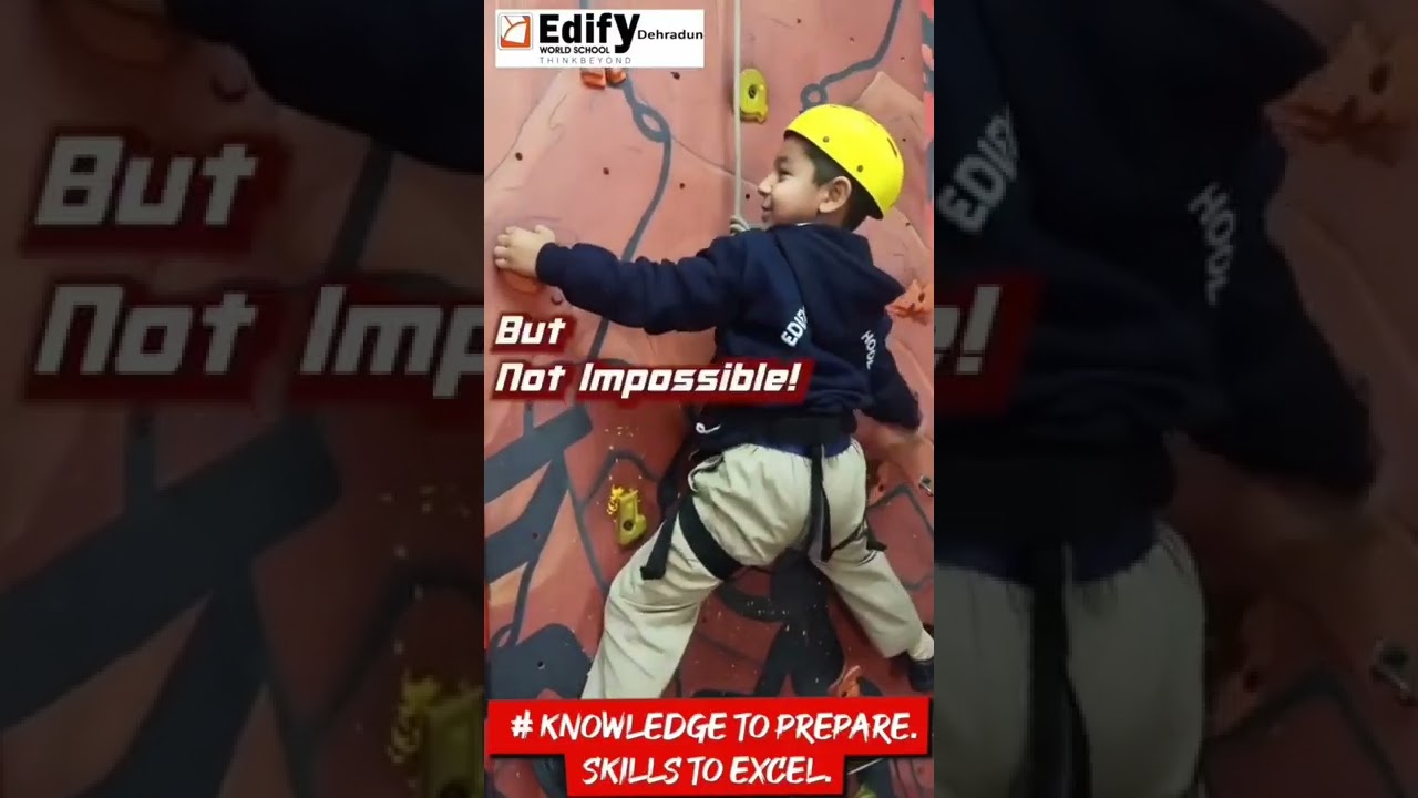 It is difficult but not impossible. #CbseSchools #BestCBSESchool #adventure #sports #youtubeshorts