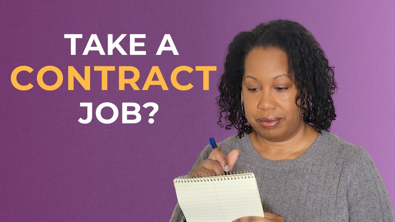 5 Reasons You Should You Take a Contract Job