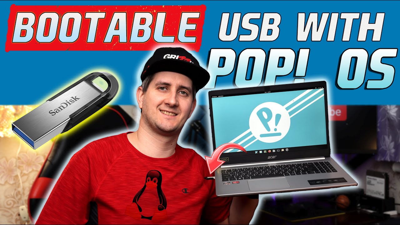 Как создать загрузочную USB-флешку с Portable Pop OS: полное пошаговое руководство