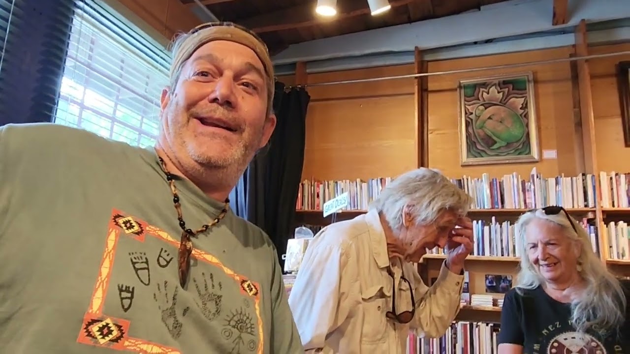 Ken Babbs signing Cronies on the 50th Anniversary of Sunshine Daydream