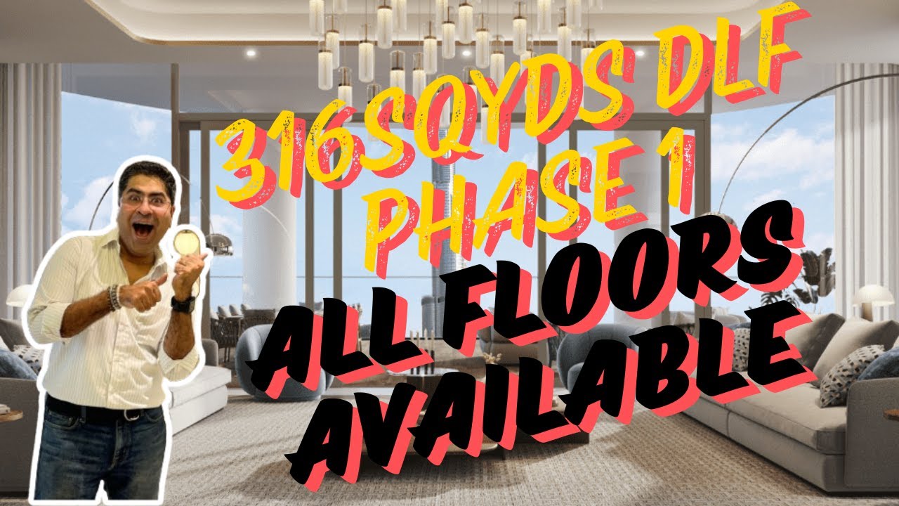 316 SQ YDS DLF PHASE 1 all floors available MUST watch #dlf #realestate #dlfphase1