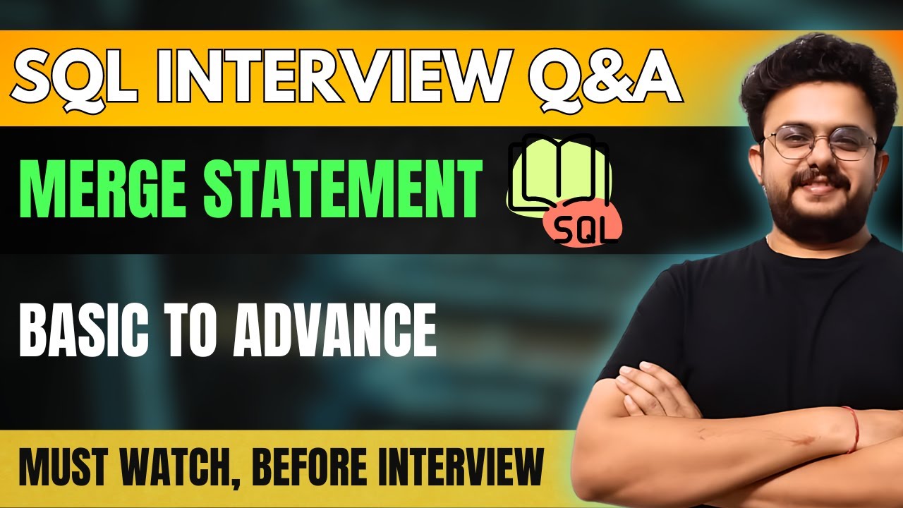 SQL Interview Question and Answers | MERGE IN SQL | BASIC TO ADVANCE | Deepankar Pathak