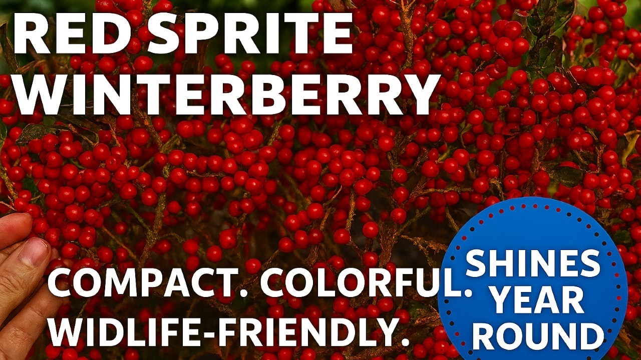 Red Sprite Winterberry: очень выносливый, компактный, простой в выращивании сорт с великолепными ...