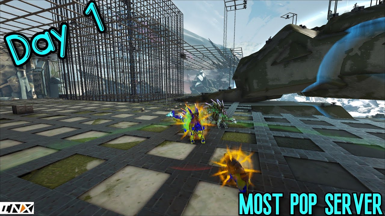 We Built the Strongest Extinction Cave Base in ARK PvP DAY 1...