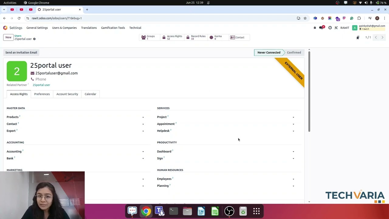 How to Link an Employee with a Portal User in Odoo 18.3