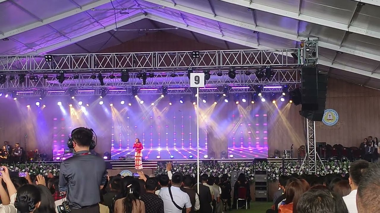 General conference Saitual live performance 🫶 a thiam lutuk #confrence #shortvideos #music #singer 