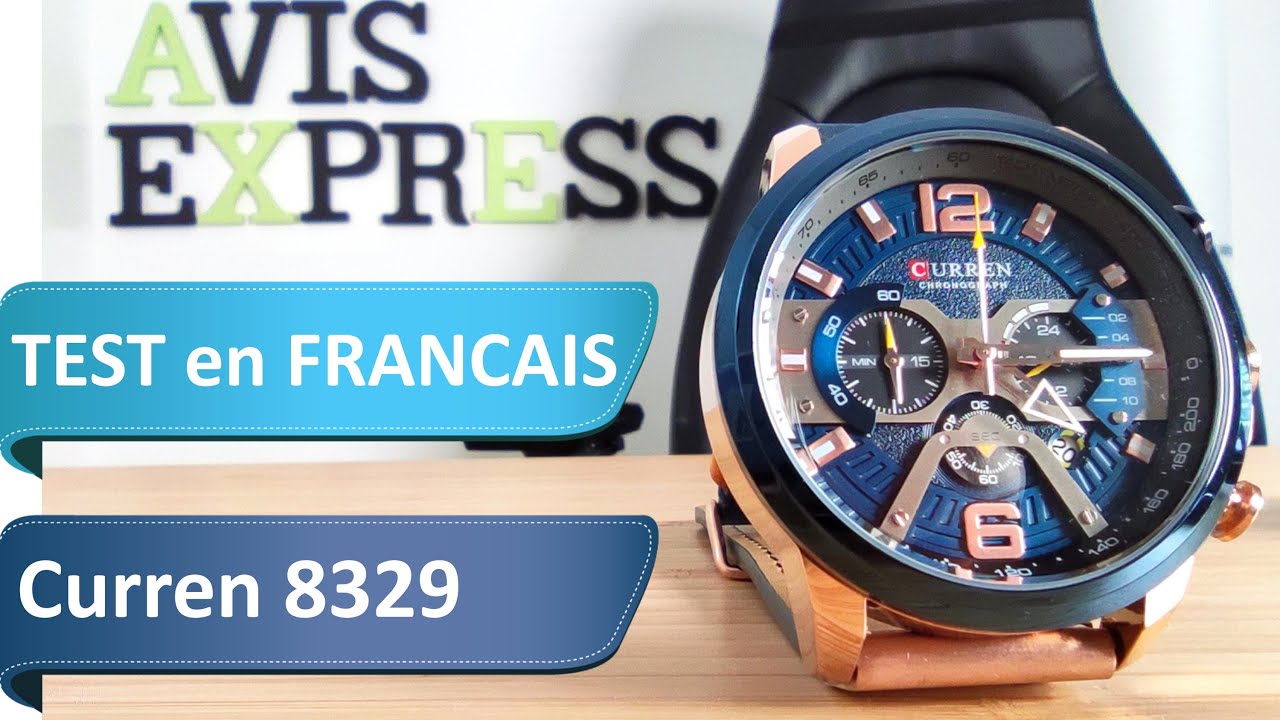 La montre la plus vendue d'AliExpress ⌚ Curren 8329