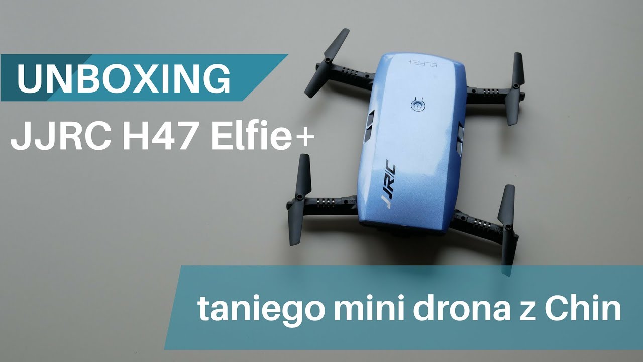 JJRC H47 Elfie + [unboxing i recenzja taniego mini drona z Chin]