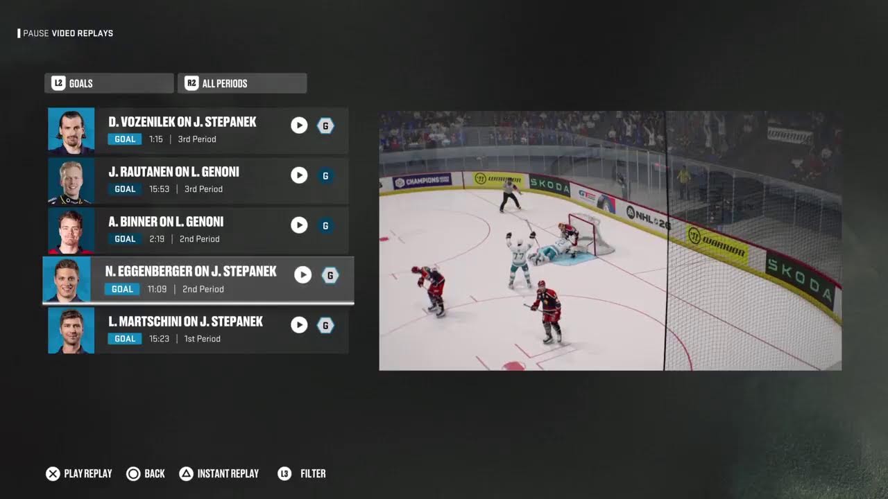 NHL26  Champions Cup #10  2tour  Grenoble Brûleurs de Loups - EV Zug