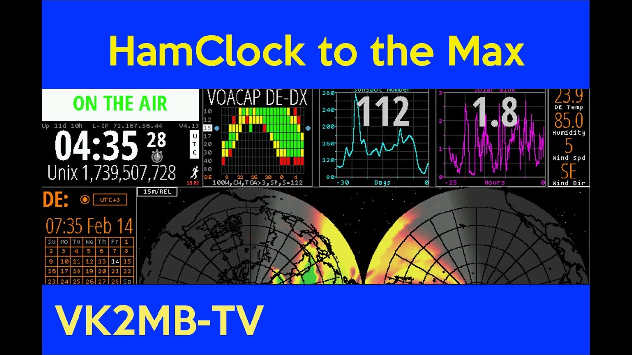 HamClock - Richard ARH & Simon VK2YU - Manly-Warringah Radio Society lecture