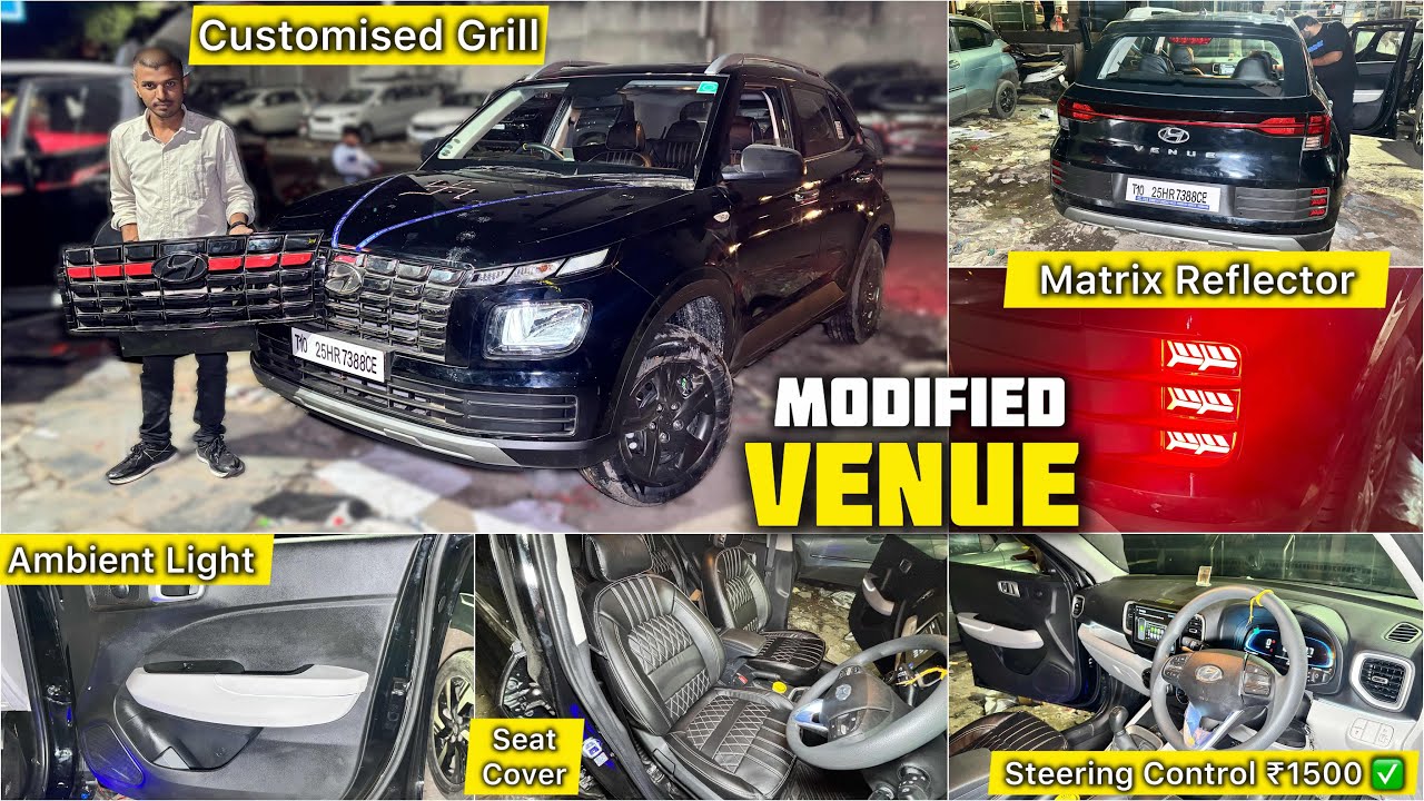 Hyundai Venue E Base to Top Model Modified With Price ✅ Hyundai Venue Base to Top ✅ 
