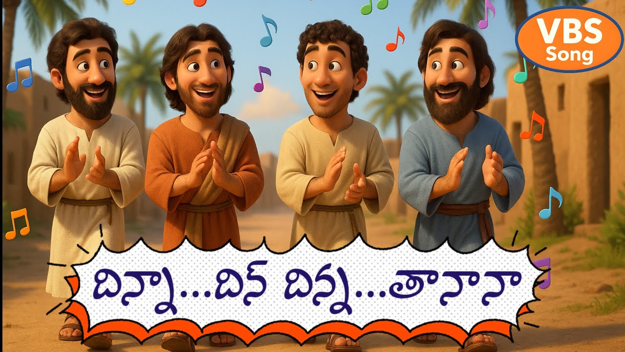 దిన్నా దిన్ దిన్న తానానా | భలే భలేగుంది caring friendship | Dhinna Dhin Dhinna Sunday school song