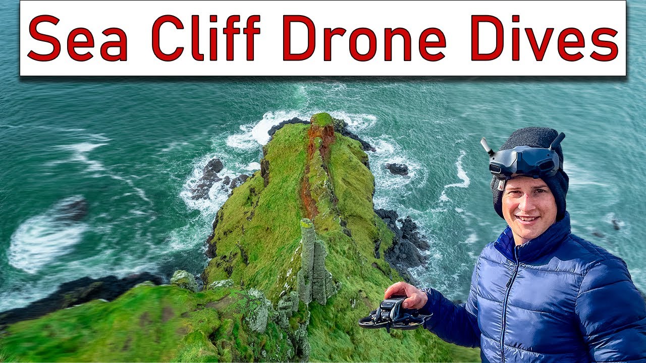 Flying Down Giant&rsquo;s Causeway Cliffs | FPV Drone in Ireland