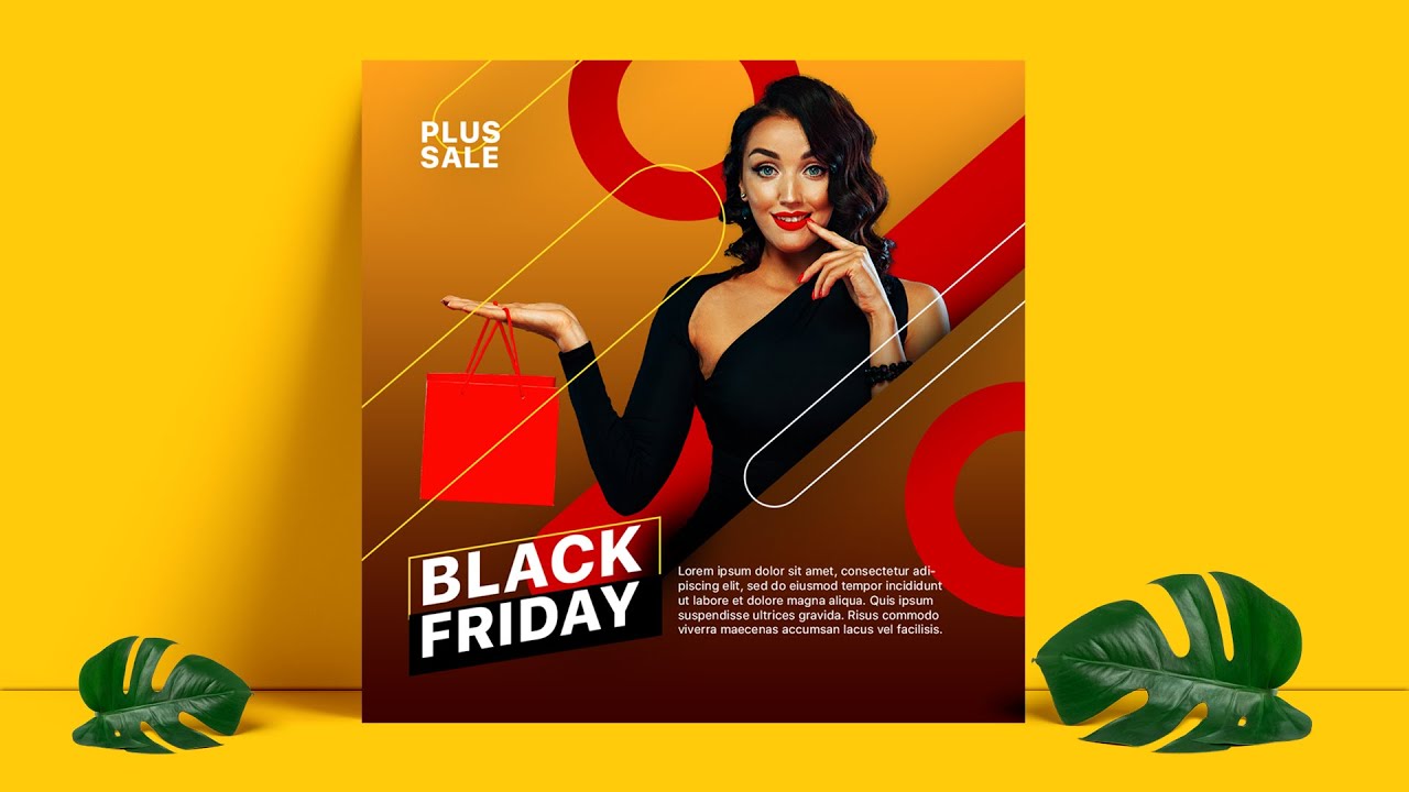 How To Design Trendy Black Friday Social Media Poster
