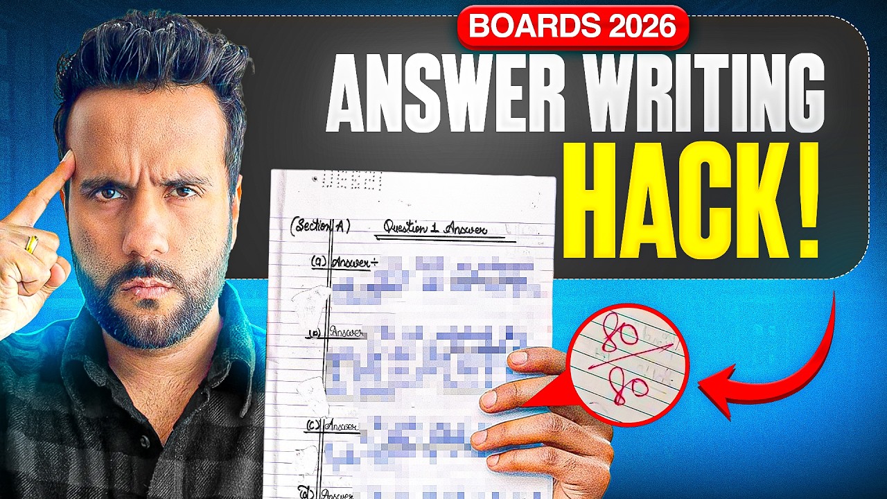 How to Write Answers Like a TOPPER in Final Exam | Boards 2026