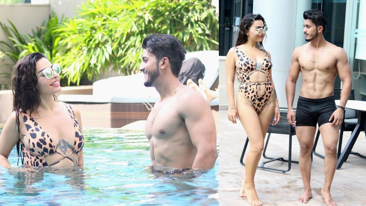 Sam Khan || picking up girls in swimming pool