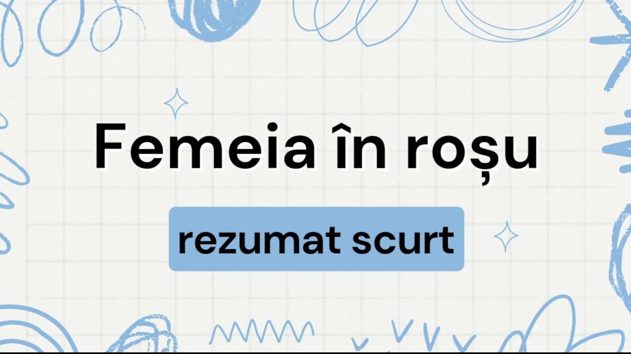 Femeia in rosu REZUMAT PE SCURT