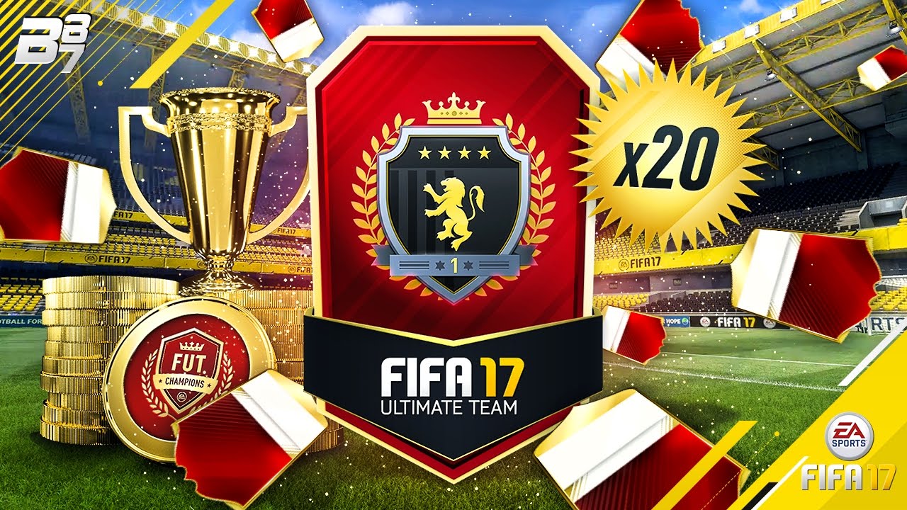 20 RED INFORMS IN A PACK! FUT CHAMPIONS MONTHLY AND WEEKLY REWARDS! | FIFA 17 ULTIMATE TEAM