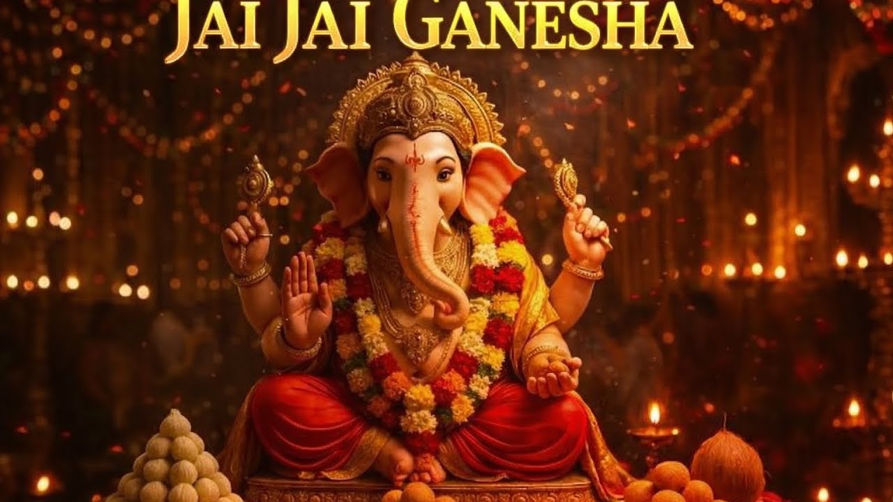 🙏 Shree Ganesh🙏 शुभ लाभ के दाता, वक्रतुंड गणेशा की वंदना 🙏#ganesh #ganpati #ganpatibappamorya