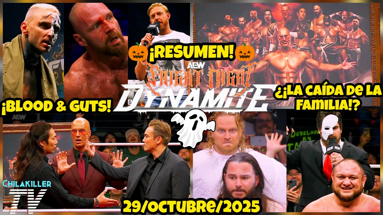 &iquest;LA CAIDA DE LA FAMILIA? | AEW Dynamite: Fright Night | 29 Octubre 2025 | RESUMEN Y RESULTADOS