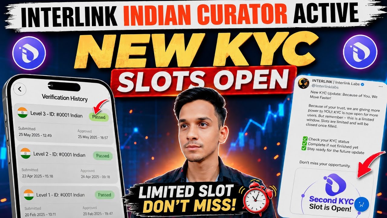 INTERLINK KYC VERIFICATION FAAST🧑&zwj;💻INTERLINK NETWORK NEW UPDATE 📌INTERLINK LISTING TGE UPDATE 🚀
