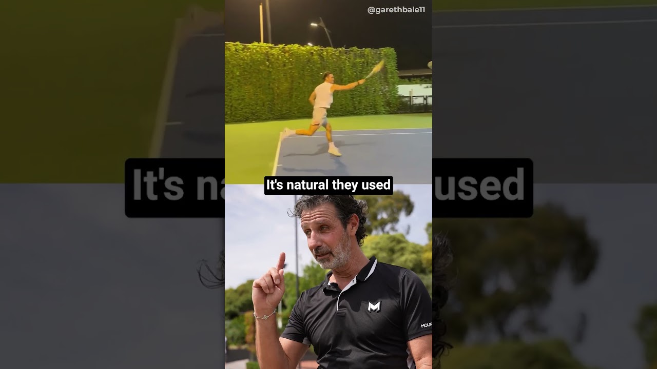 Gareth Bale's tennis game is no joke 🔥🎾⚽