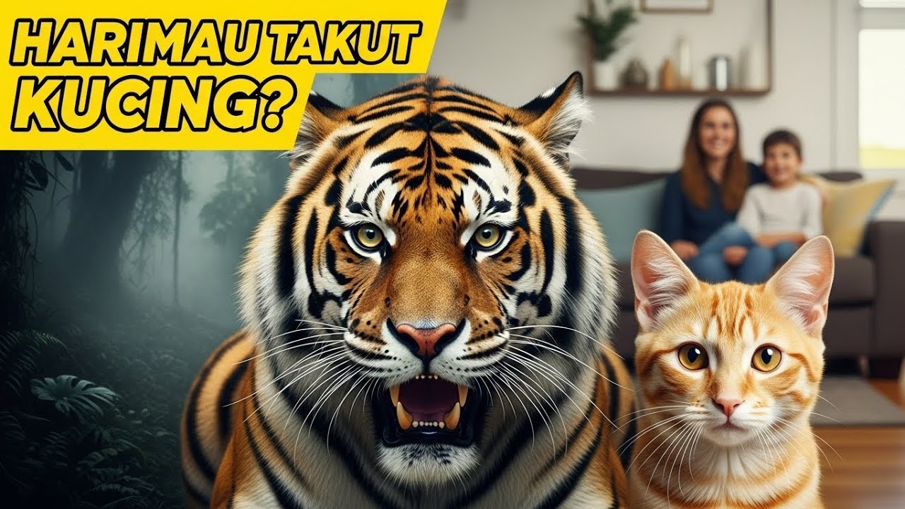 HARIMAU TAKUT KUCING?! Fakta Mengejutkan Tentang Raja Hutan yang Jarang Dibahas
