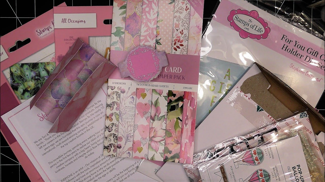 HSN Haul incl. Stamps by Me Pop-Up Gift Card Dies & Papers Bundle Review Tutorial!