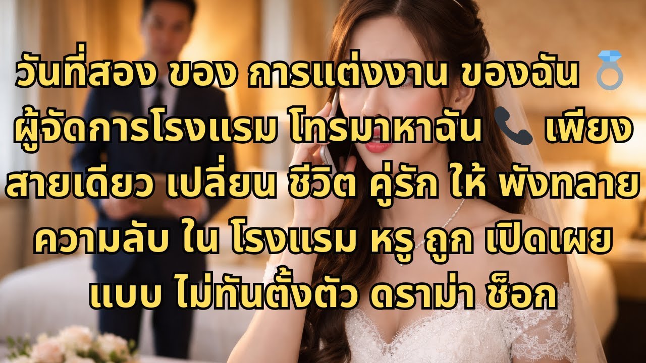 วันที่สองของการแต่งงานของฉัน 💍 ผู้จัดการโรงแรมโทรมาหาฉัน 📞