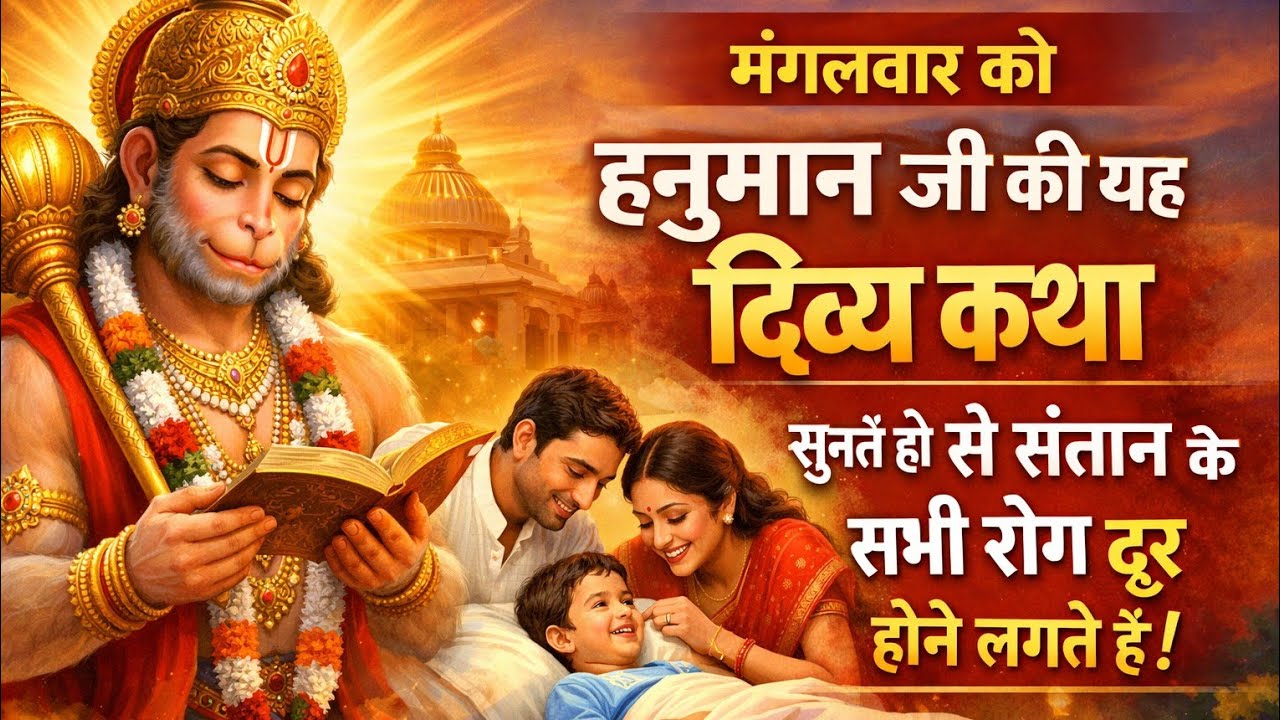 मंगलवार को हनुमान जी की यह दिव्य कथा सुनते ही संतान के सभी रोग दूर होने लगते हैं | Vrat Katha