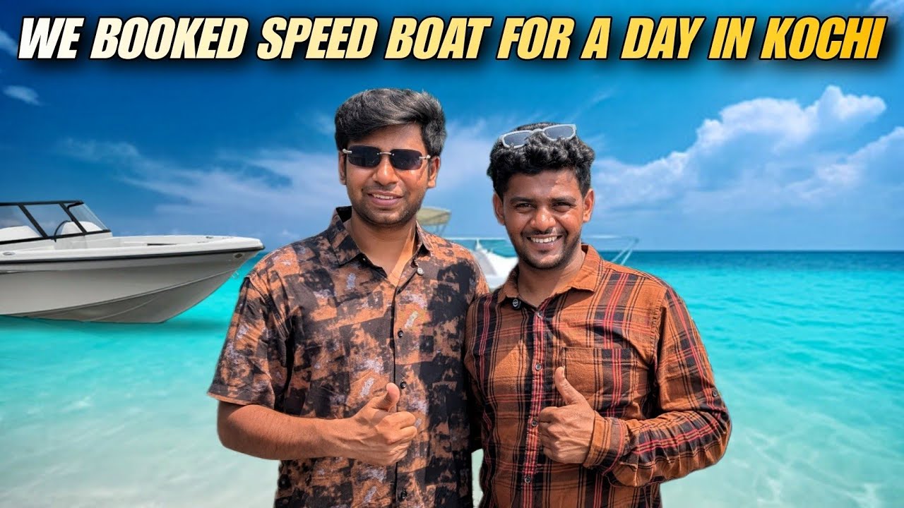 Kerala Kochi Marine Drive most famous speed boat ride full detail video ❤️