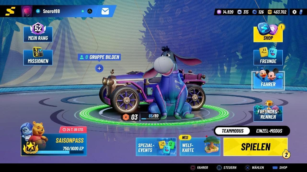 Disney Speedstorm - Eeyore Gameplay on PS5 Pro