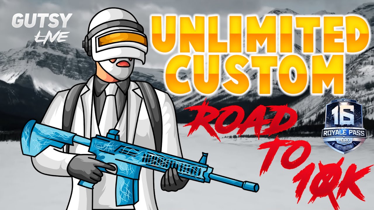 FREE UNLIMITED CUSTOM ROOMS || PUBG MOBILE LIVE || PUBG MOBILE LAUNCH DATE RELEASED || RP GIVEAWAY