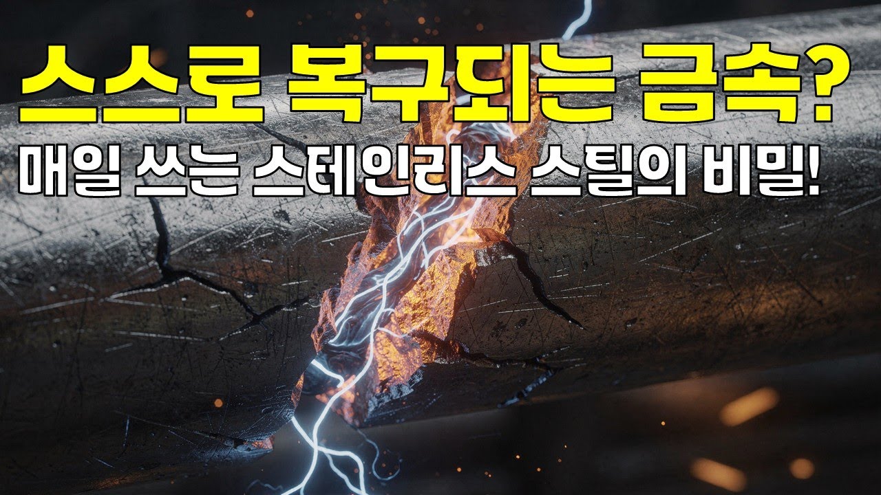스스로 복구하는 스마트 금속! 스테인리스 스틸의 공학적 비밀! 【뭉치과학 EP.57】
