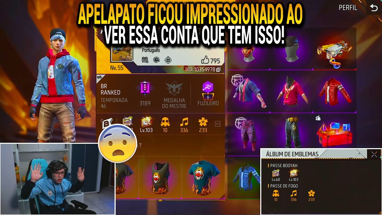 APELAPATO FICOU SEM REAÇÃO AO VER ESSA CONTA QUE SÓ TEM 5 PASSES E OS ITENS MAIS RAROS!!
